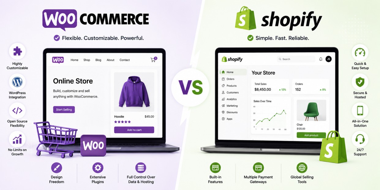 WooCommerce vs Shopify: Which Ecommerce Platform Should You Choose?